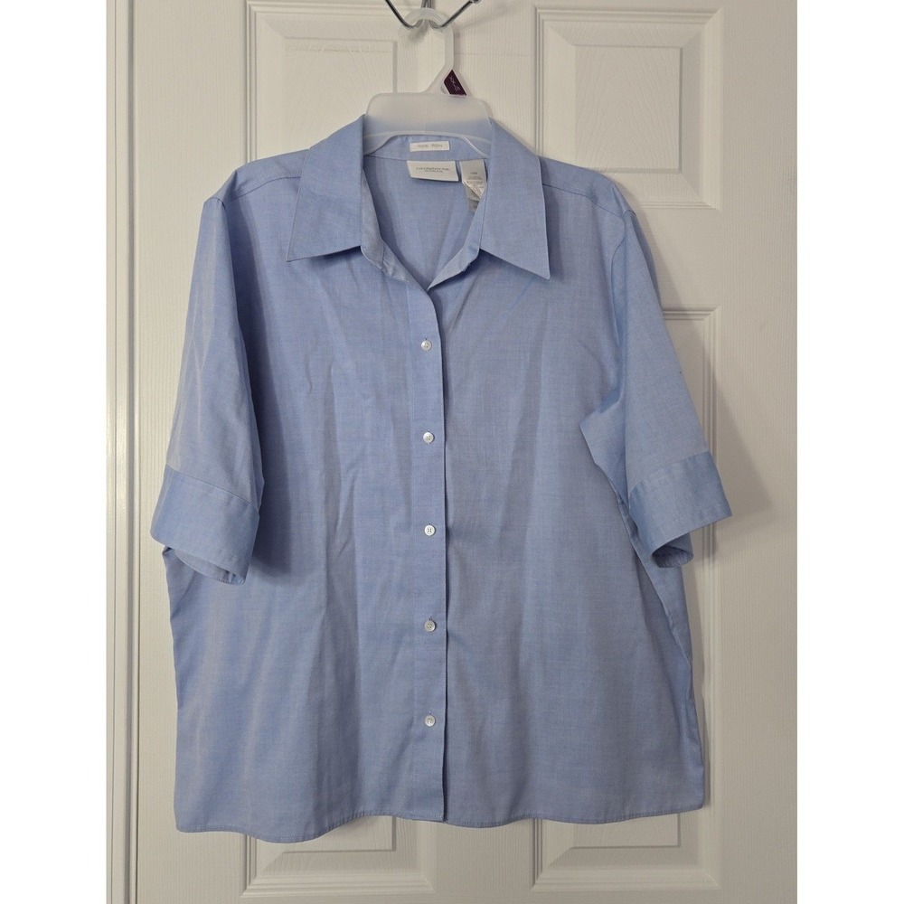 Liz Claiborne‎  Womans Non-Iron Blouse Size 14W